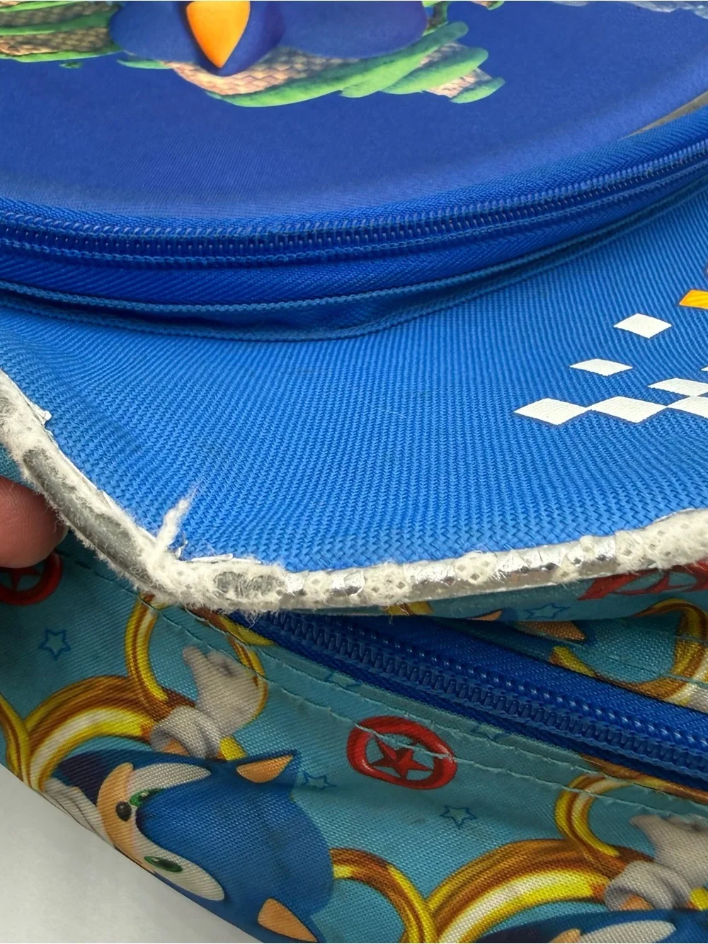 Sonic The Hedgehog Blue 'Too Easy' Kids Backpack